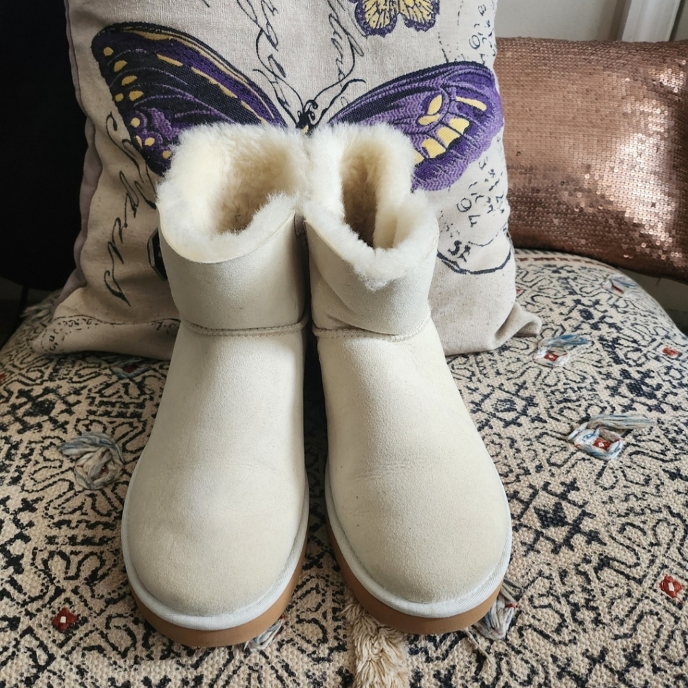 UGG Cream Winter Boots